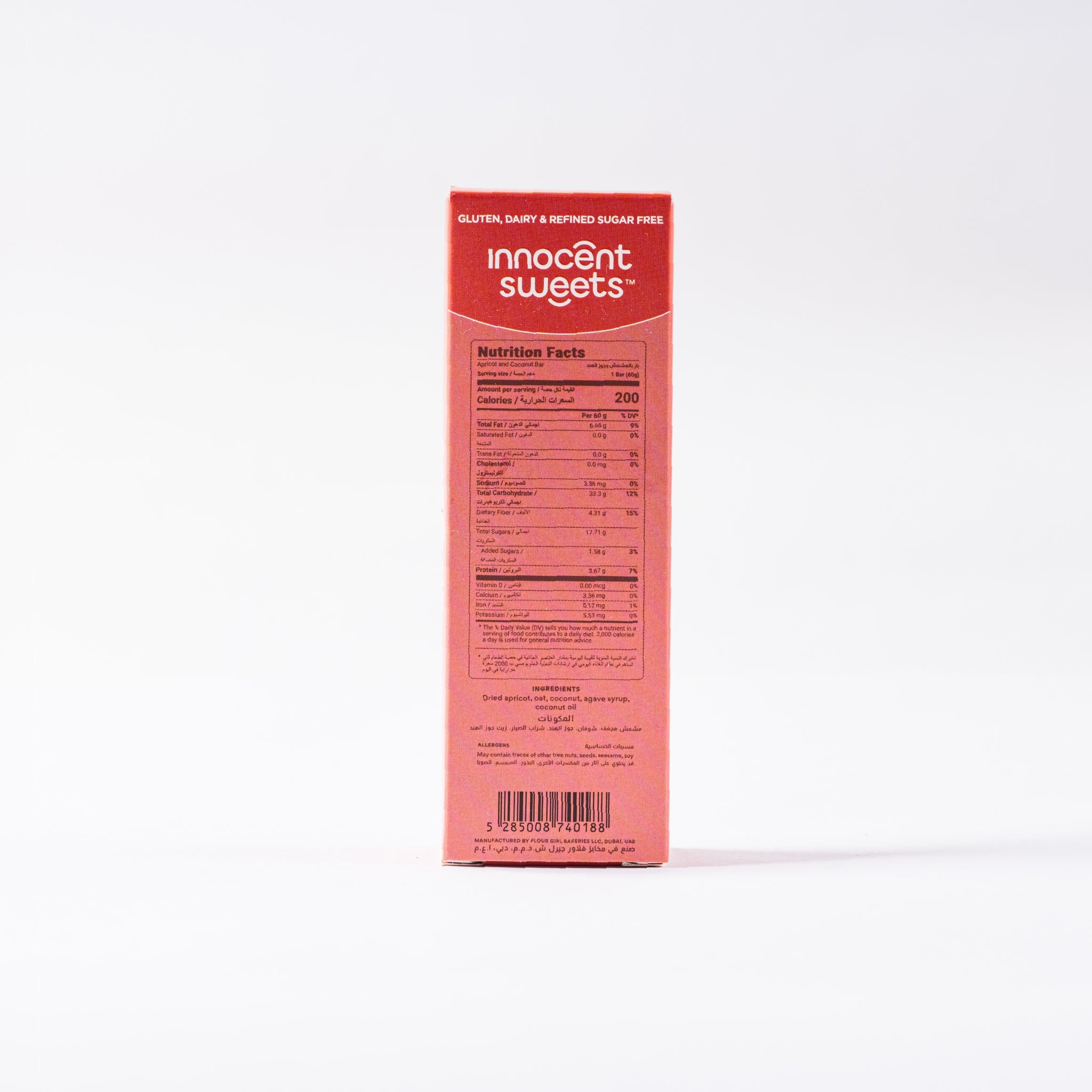 Apricot & Coconut Bar by Innocent Sweets
