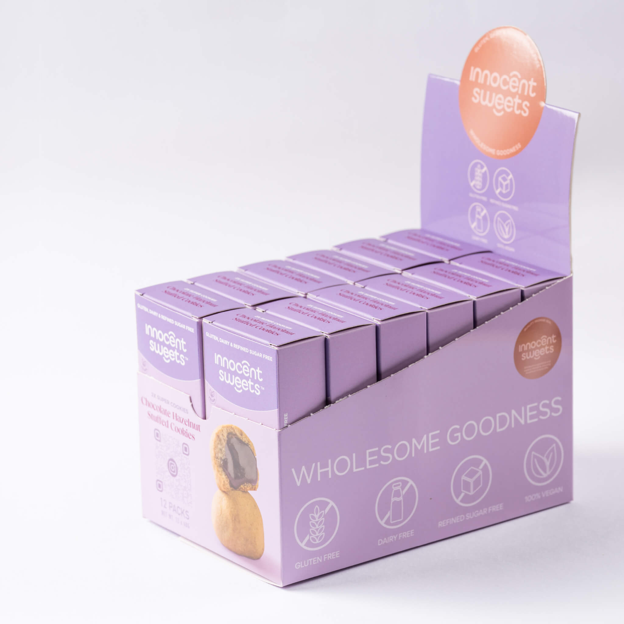 Chocolate Hazelnut Stuffed Cookies by Innocent Sweets