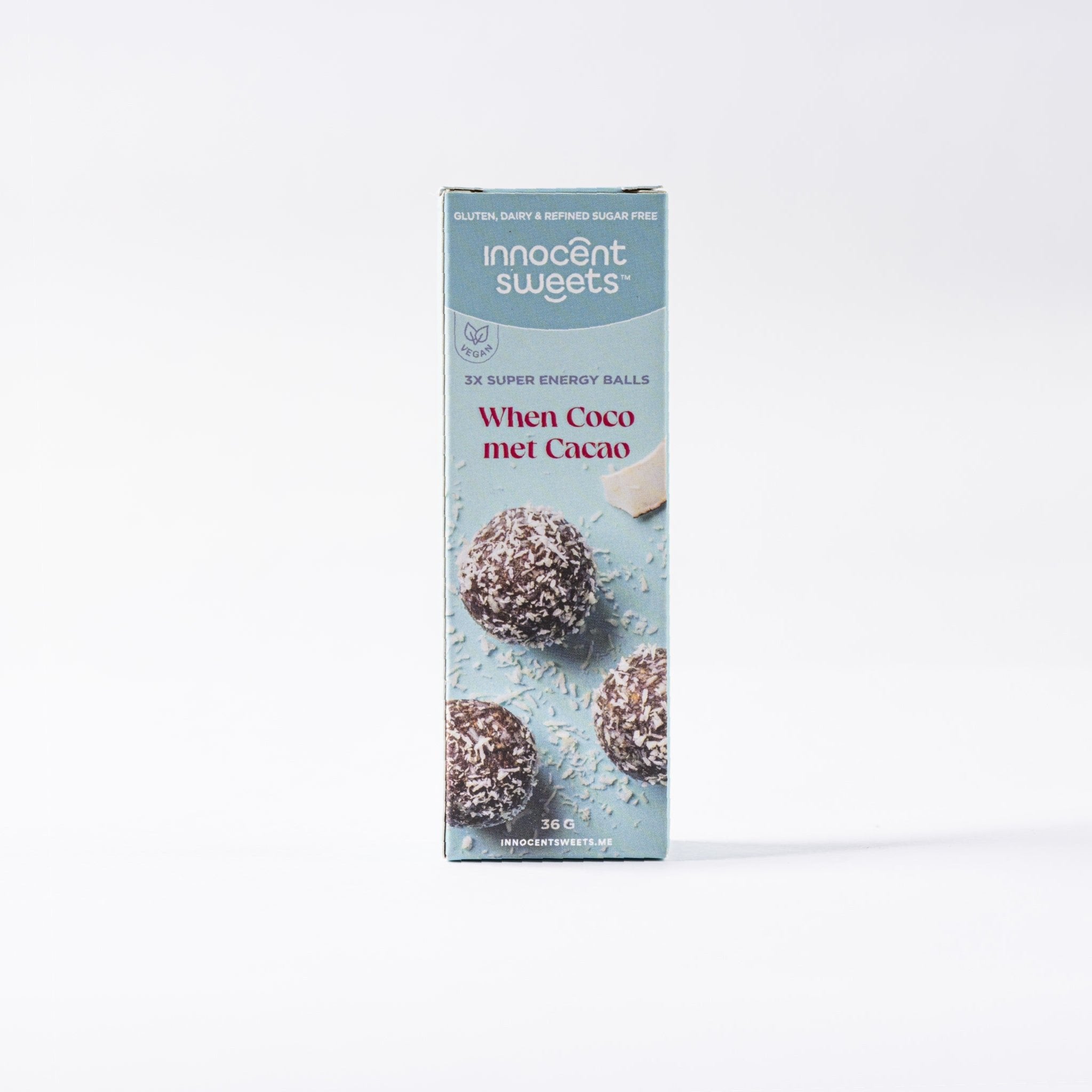Coconut & Cacao Energy Balls by Innocent Sweets