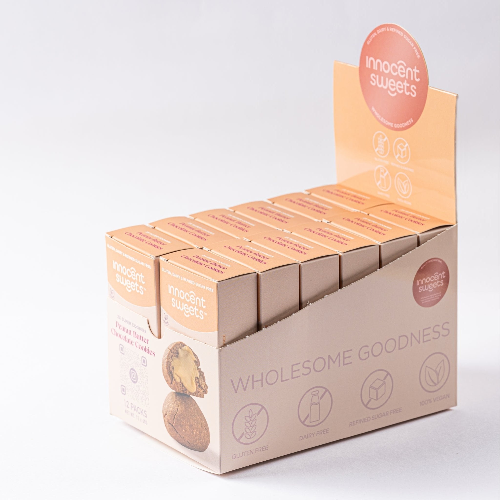 Peanut Butter Chocolate Cookies by Innocent Sweets
