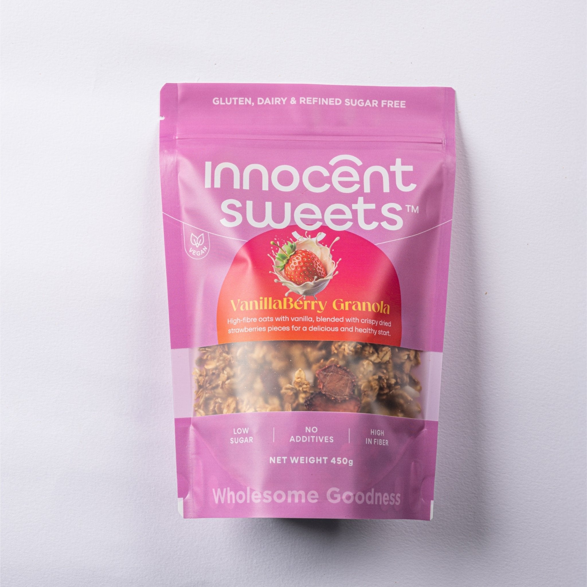 VanillaBerry Granola by Innocent Sweets